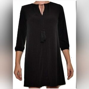Michael Kors Black Tunic Top